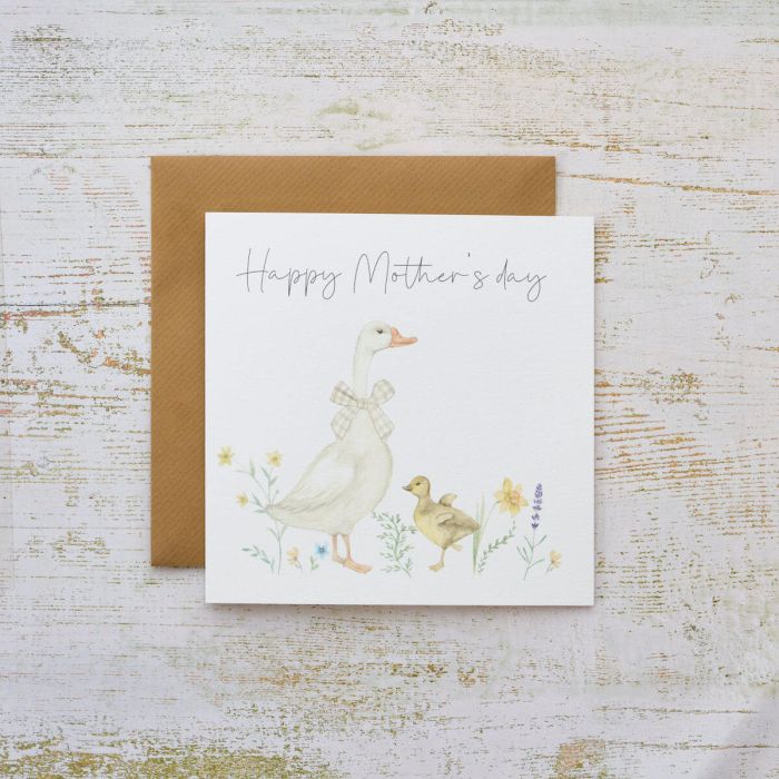Happy Mother's Day Card Goose & Chick