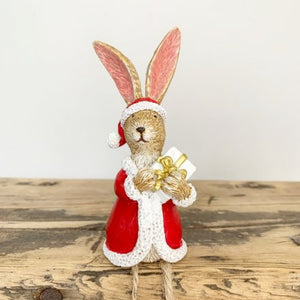 Santa Bunny - Shelf Sitter