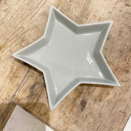 Grey Star Dish - Large