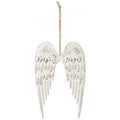 White Hanging Angel Wings