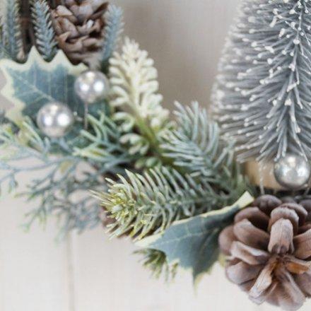 Festive Tree Wreath - Small