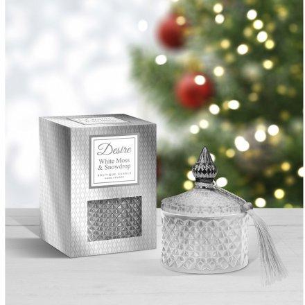 Candle Jar - White Moss & Snowdrops
