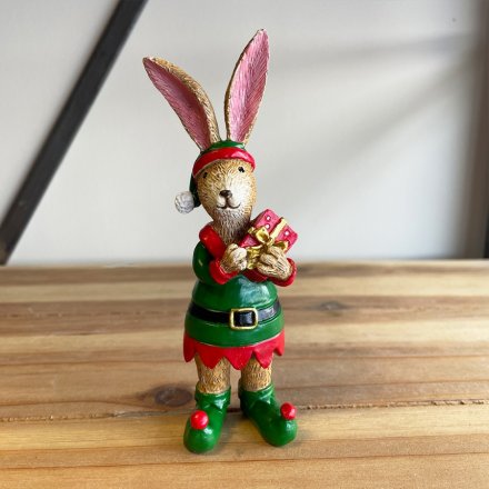 Christmas Elf Bunny - Standing