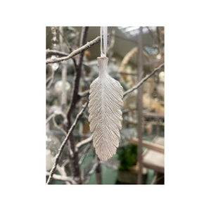 White Feather Tree Decorations