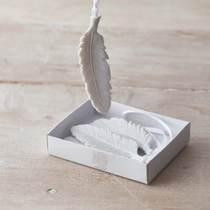 White Feather Tree Decorations