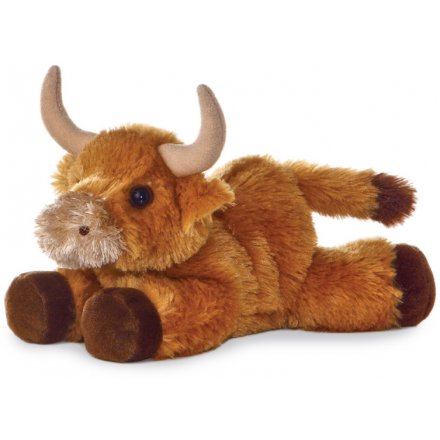 Mac The Bull Highland Cow Soft Plush Toy