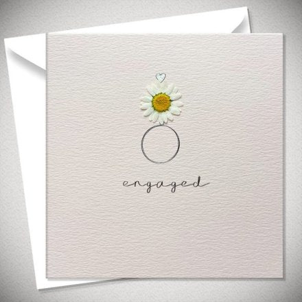 Engagement Card - Engaged Daisy & Ring