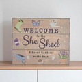 She Shed Wooden Sign
