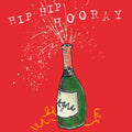 Hip-Hip Hooray Card - Congratulations - Blank