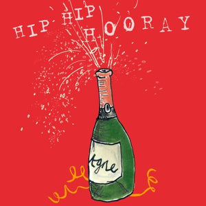 Hip-Hip Hooray Card - Congratulations - Blank