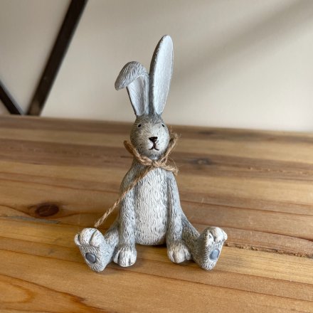 Theo The Grey Rabbit - Sitting
