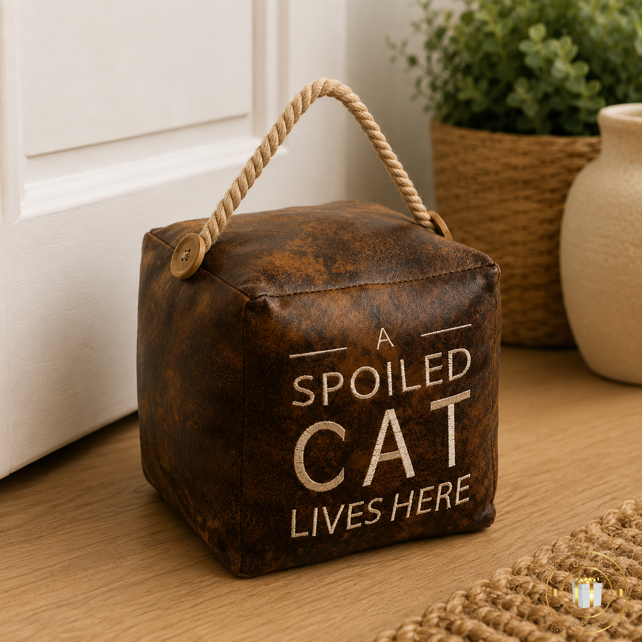 A Spoilt Cat Doorstop