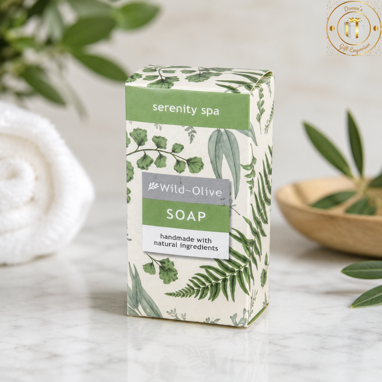 Wild Olive Serenity Spa Soap Boxed
