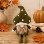 Autumn Woodland Mushroom Gonk - Shelf Sitter - Large
