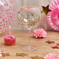 Beautiful Friend Bee & Flowers Gin Glass