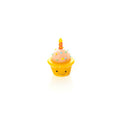 Glass Birthday Cake With Candle Keepsake