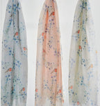 Robin Forget Me Not Scarf