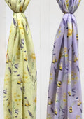 Lavender & Bee Scarf