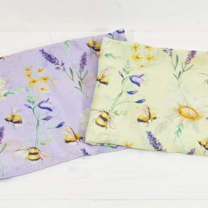 Lavender & Bee Scarf