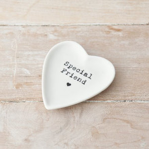 Special Friend Heart Trinket Dish