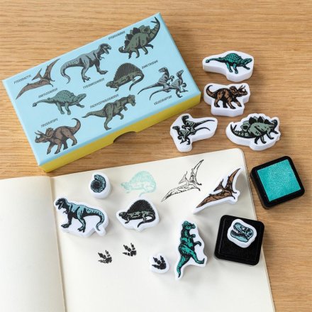 Mini Dinosaur Stamp Set