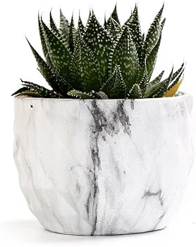 Marbling Ceramic Flower Pot Succulent/Cactus Planter Pots Container Bonsai Planters With Hole 8.5cm