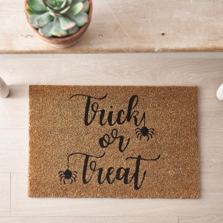 Trick Or Treat Doormat