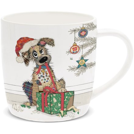 Christmas Bug Art Mug - Dog
