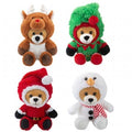 Christmas Onesies Bears Plush Soft Toy
