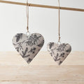 Winter Foliage Metal Heart