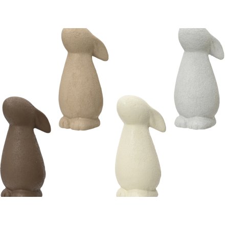 Textured Bunny Rabbit Ornament