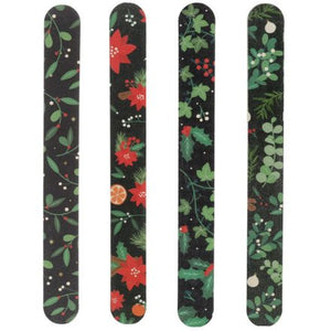 Mistletoe & Berries Christmas Nail Files - Set of 4