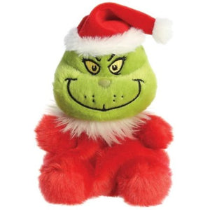 Palm Pal Santa Grinch Soft Toy - Christmas