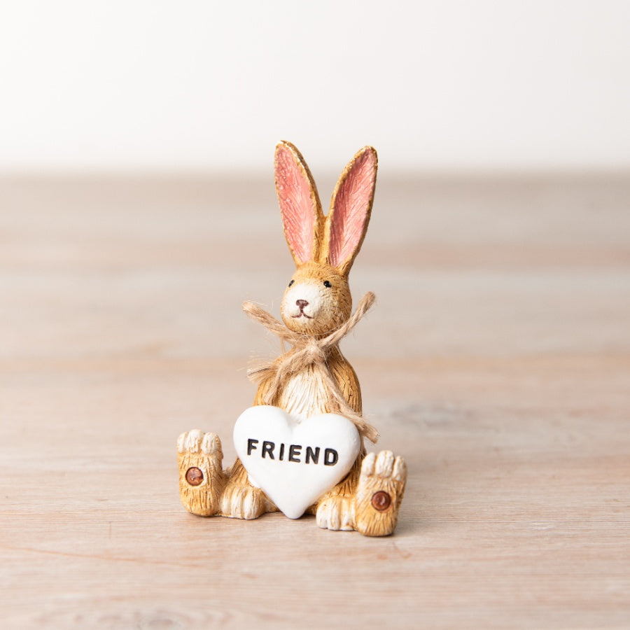 Rabbit With Heart - Sister Friend Love Mum