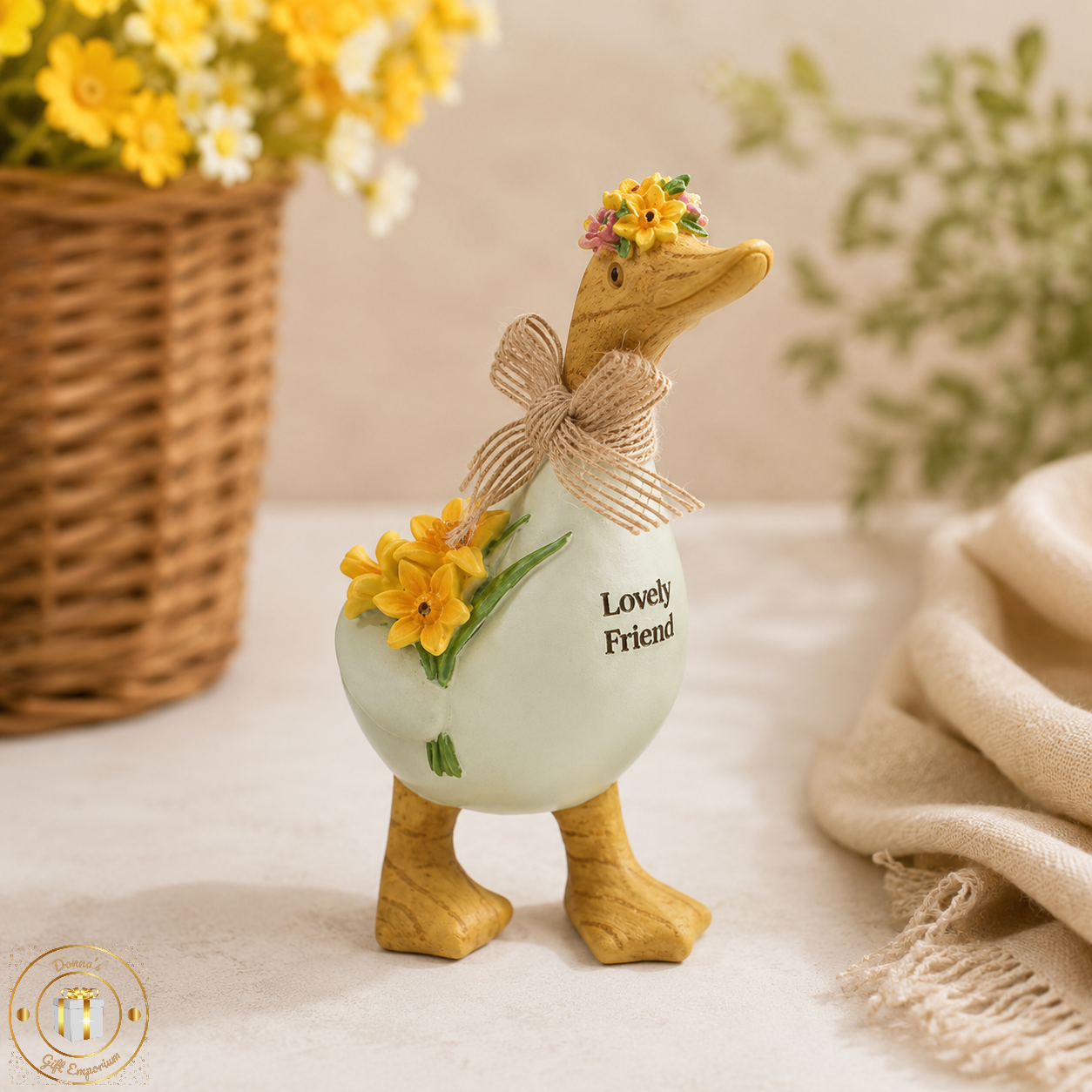 Floral Ducks - Lovely Friend / Wonderful Mum