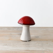 Load image into Gallery viewer, Red Ceramic Mushroom Dome - Large
