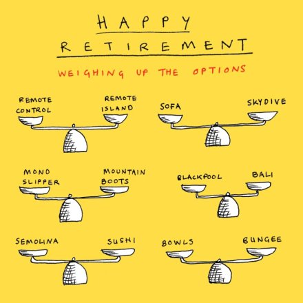 Humours Retirement Card