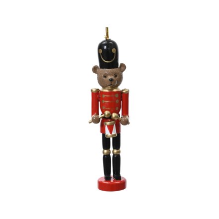 Christmas Bear Nutcracker Tree Decoration