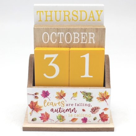 Autumn Leaves Perpetual Calendar