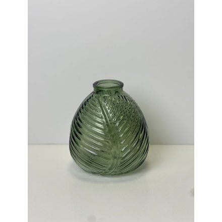 Green Leaf Vase