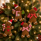 Gingerbread People Tree Hangers