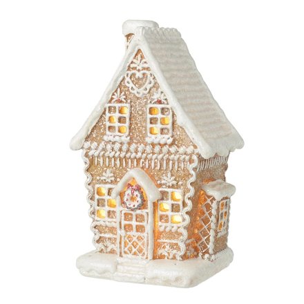 LED Gingerbread House