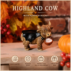 Halloween Highland Cow -  Trick or Treat Pumpkin Bucket