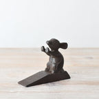 Cast Iron Mouse Door Wedge