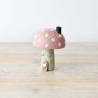 Spring Floral Mushroom House