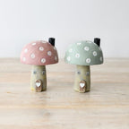 Spring Floral Mushroom House