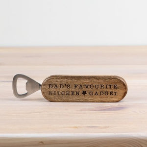 Dad's Wooden Bottle Opener Father’s Day Beer