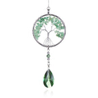 Natural Quartz Tree Of Life Suncatcher