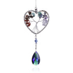 Natural Quartz Tree Of Life Suncatcher