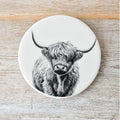 Highland Cow Coaster